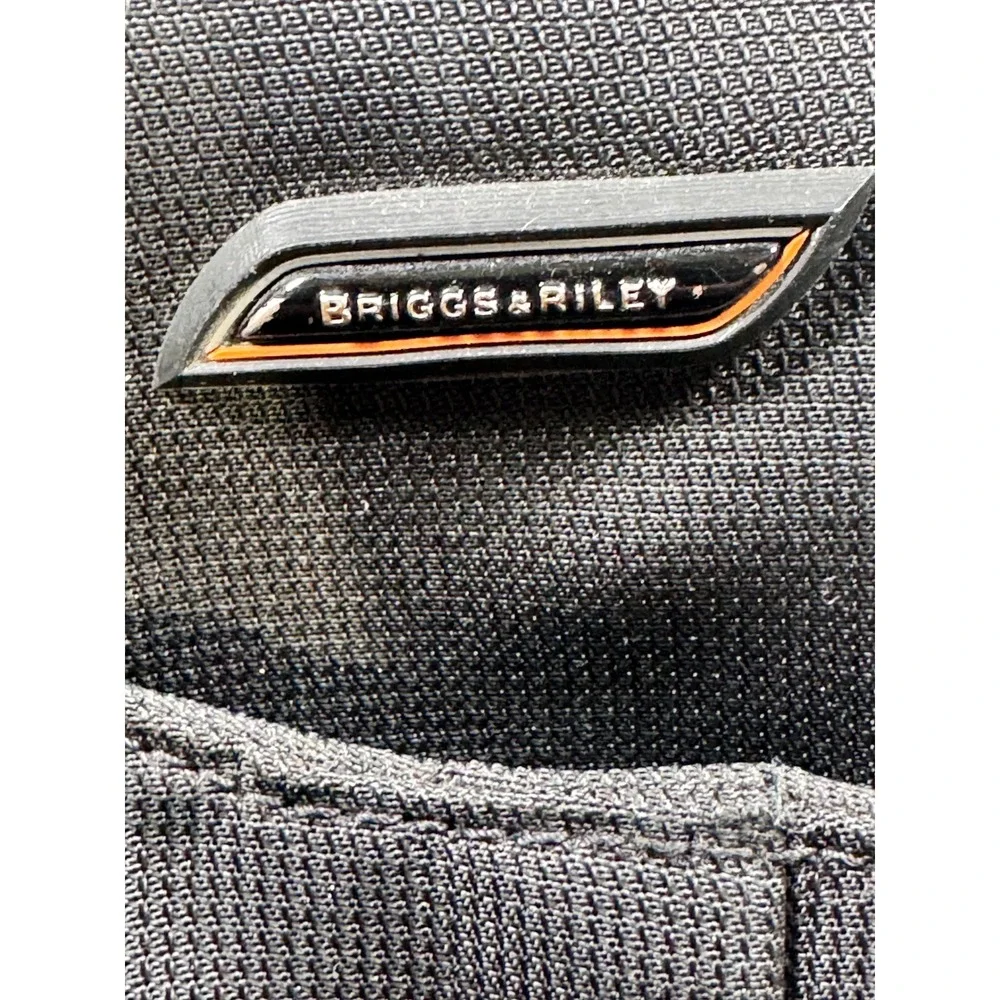 Briggs & Riley @work Medium Cargo Backpack Black Ballistic Nylon Laptop Bag